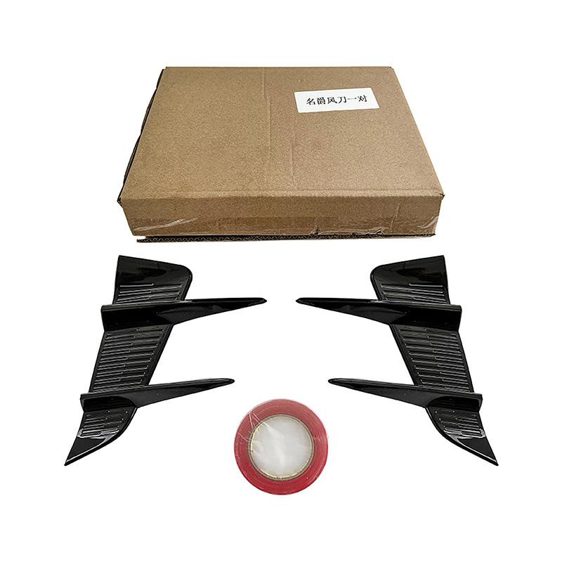 Car Accessories Front Bumper Spoiler Modification Trim Cover Bumper Side Air Vent Decoration Cover Fit For MG MG4 EV MULAN 2024+