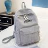 Personalized Preppy Backpack, Travel Backpack, Embroidered Name Tag, Unique Souvenir Gift