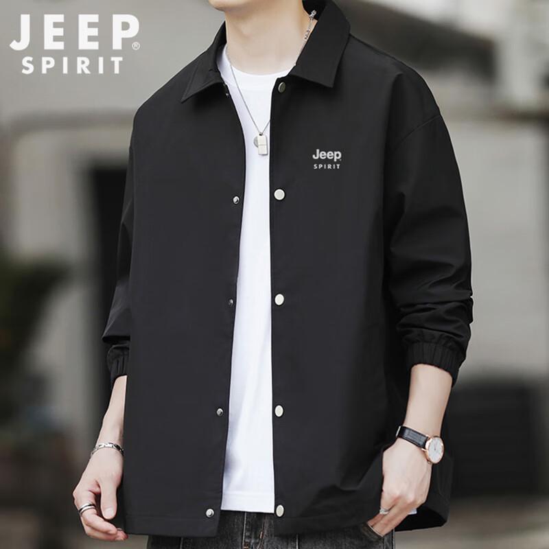 JEEP SPIRIT Men's Autumn Outdoor Windproof Jacket