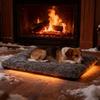 Ultra-Soft Self Warming Cat Mat Non-Slip Pet Bed Pad Winter Pet Bed  For Feral and Indoor Cat