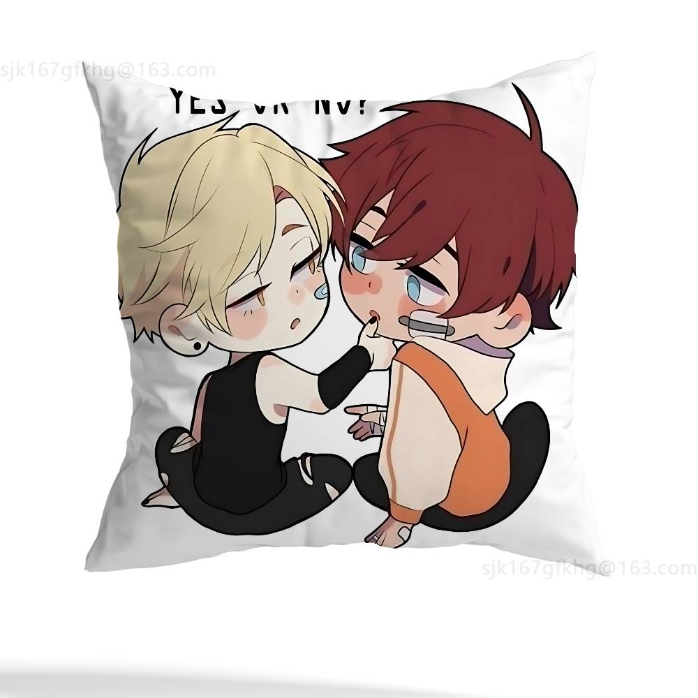 The Foxhole Court Pillow Case Square Double-Sided Printing Short Plush Sofa Cushion Cover Bedroom Bedside Pillow