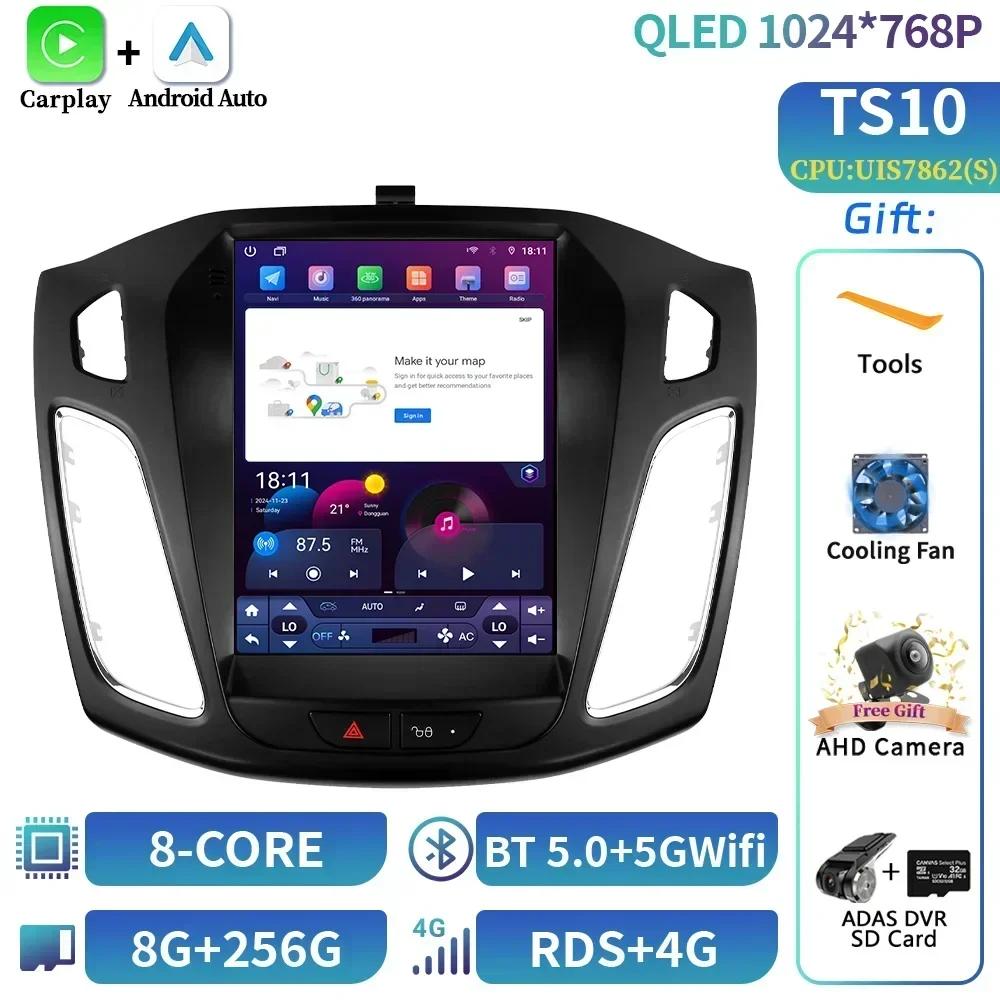 9.7inch Android 14 Car Radio For Ford Focus 3 Mk 3 2011-2019 Carplay 4G Multimedia Players GPS autoradio car monitor screen GPS