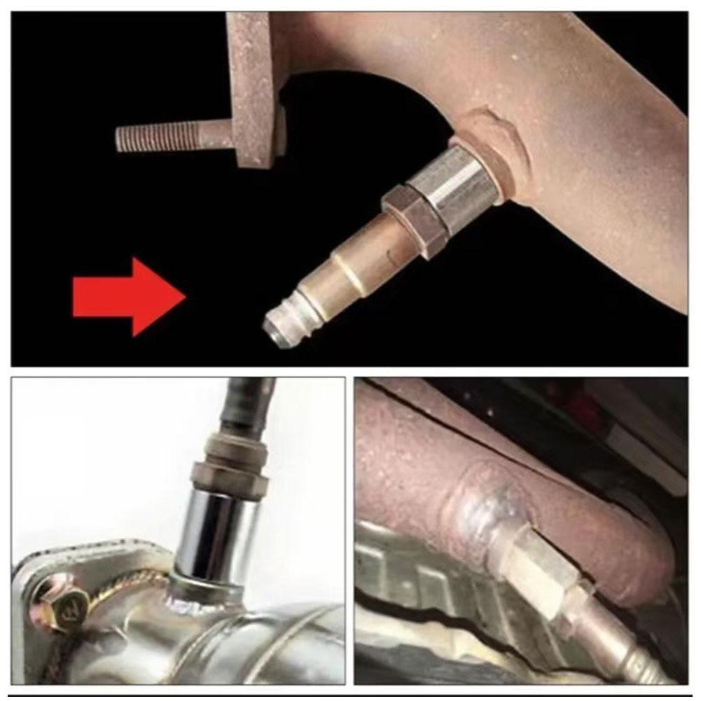 Oxygens Sensor Spacer Adapter M18x1.5 Thread Size Stainless Steel Adapter Parts For Diy Automotive Repair