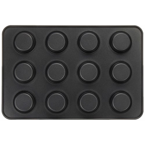 cotta cotta Original Muffin Pan (12 pieces), Gray, 30 x 20 x 2.5 cm, Product Code: 85666
