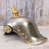 Niemiecka Pickelhaube Stal Mosiądz - Hełm Pruski Wojskowy Hełm z Kolcem - Dekoracja Wojskowa - Wystrój Domu - Unikalny Prezent