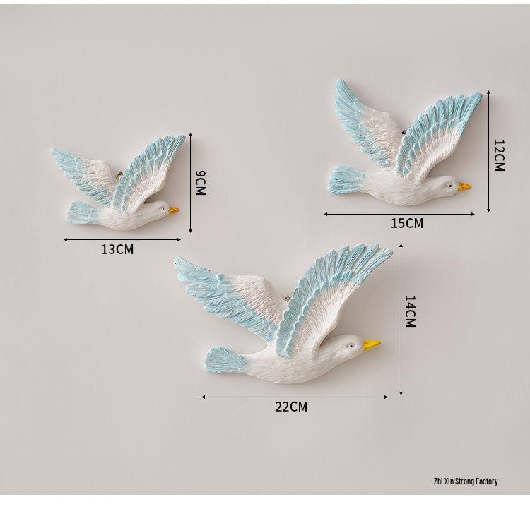Mediterranean Vintage Distressed Oar Hook Wall Decor for Children's, Living, and Dining Rooms - 80CM