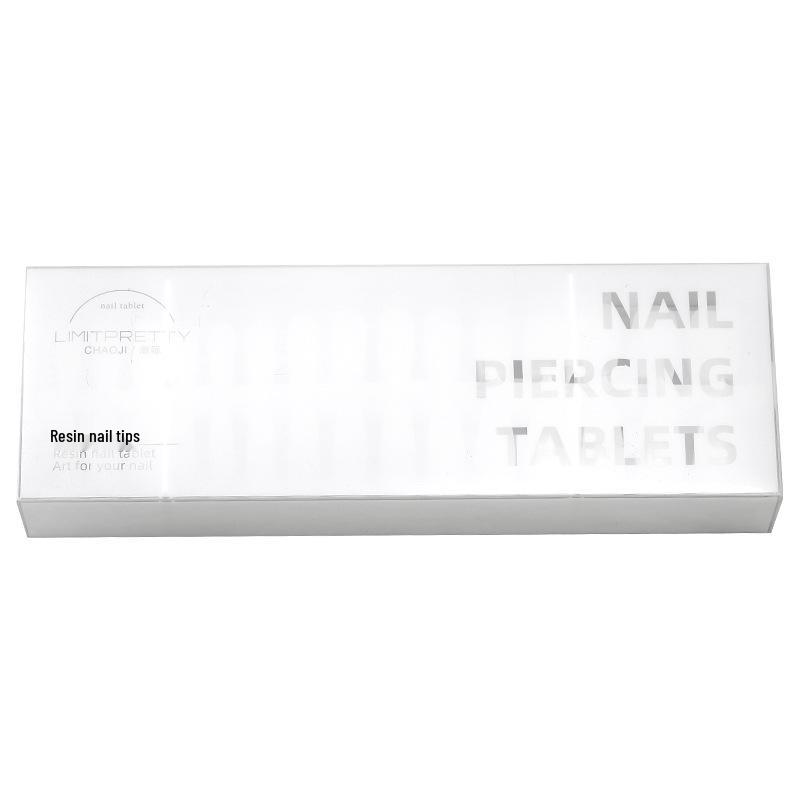 Ultra-Thin Seamless False Nails: Full & Half Cover No-Buff Nail Art Patches for Salons