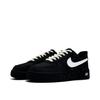 Nike Air Force 1 Starlight Warrior Leder Abriebfest Niedrig geschnitten Skateboard Schuhe Unisex Schwarz Weiß CW2288-001(Team1615)