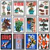 Klassisches Abstraktes Wandkunst-Poster Japanisches Vintage Koi HD Leinwandgemälde Druck für Zuhause Wohnzimmer Schlafzimmer Dekorative Bilder