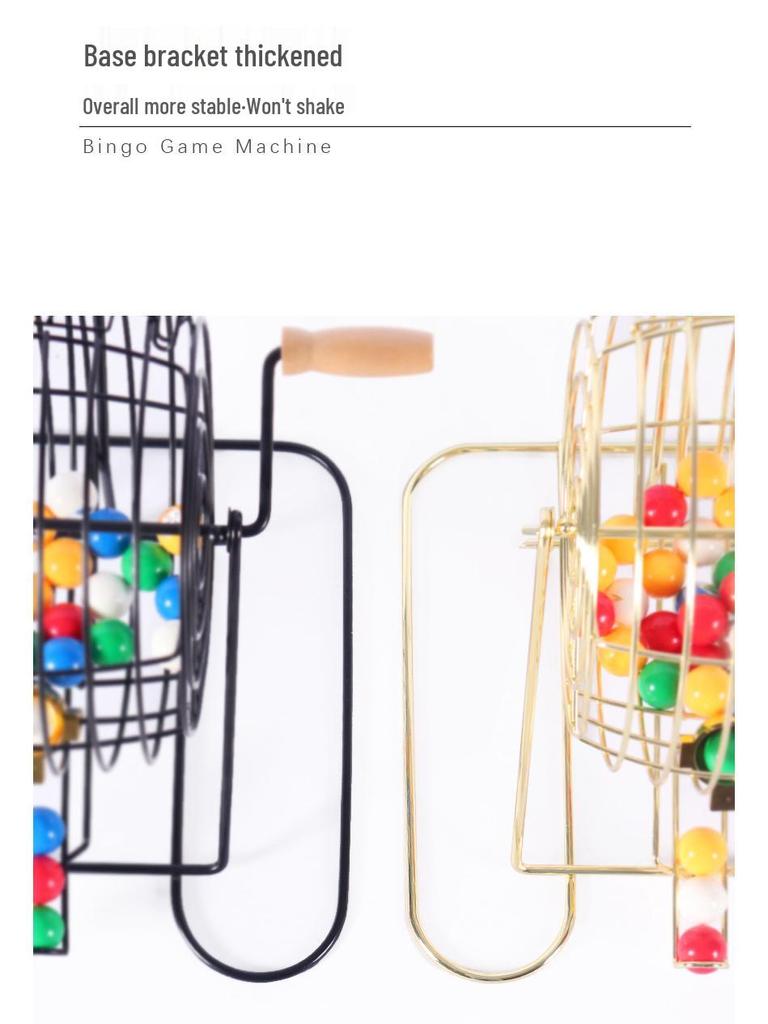 Mini Manuelle Bingo-Lotteriemaschine für Kinder oder Veranstaltungen