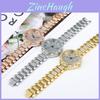 Roman Pattern Fashion Womens Quartz Watch With Diamond Embellishments For Daily Wear