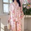 Miansilk family pajamas new national style suit loungewear fashionable new Chinese short-sleeved trousers suit thin can be worn outside