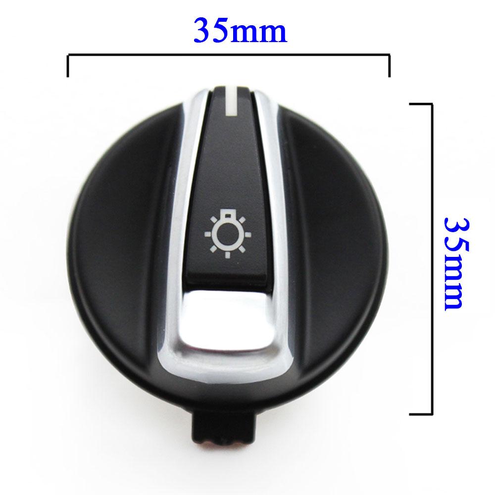 Car Front Dashboard Head Light Lamp Control Switch Button Cap For BMW 1 3 Series E90 E91 X1 E84 E82 E88 318 320 325 330