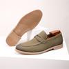 Marca de Moda Hombre Zapatos de Ante de Piel de Vaca Mocasines Slip on Formal Zapatos de Vestir para Hombre Boda Oficina Zapatos Casuales