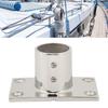 Boat Handrail Fitting Rectangle Base Silver Sturdy Rust-proof Rail for