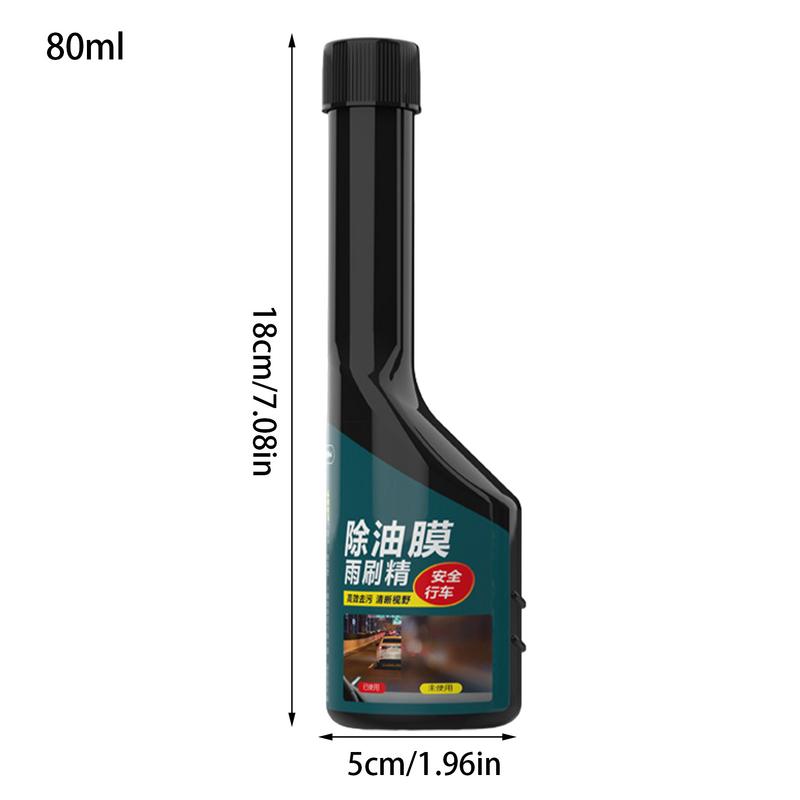 80ml General Auto Glass Cleaner Car Windshield Water Spots Cleaner Vehicle Windshield Oil Film Remover Car Cleaning Accessories