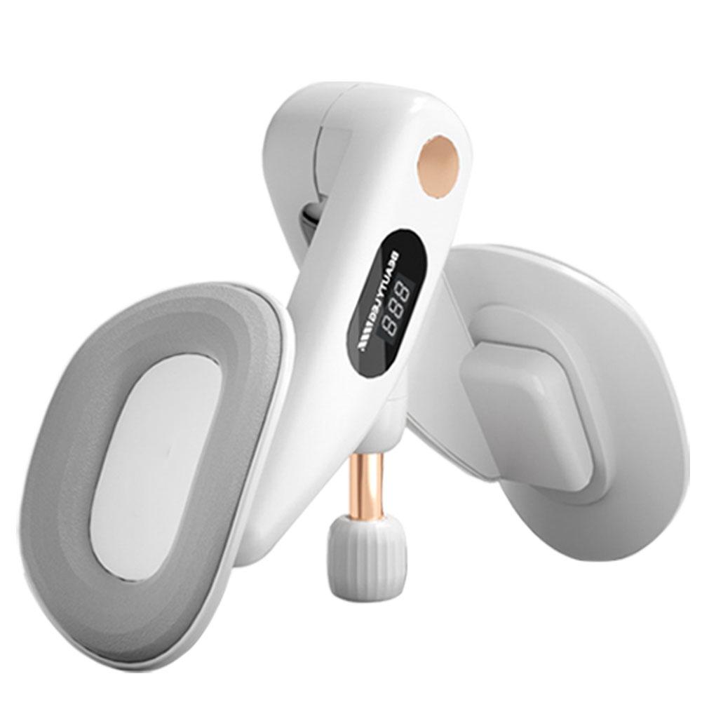 Thigh Master Hip Inner Thigh Exercise Equipment 360 Degree Rotation with Counter Kegel Exercises Device for Yoga Floor Muscle