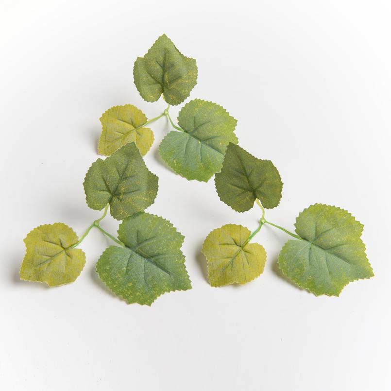 

100PCS Silk Maple Leaf Wholesale Artificial Plants Wedding Decorative Flowers Wreaths Home Garden Decoration Christmas Garland зелений