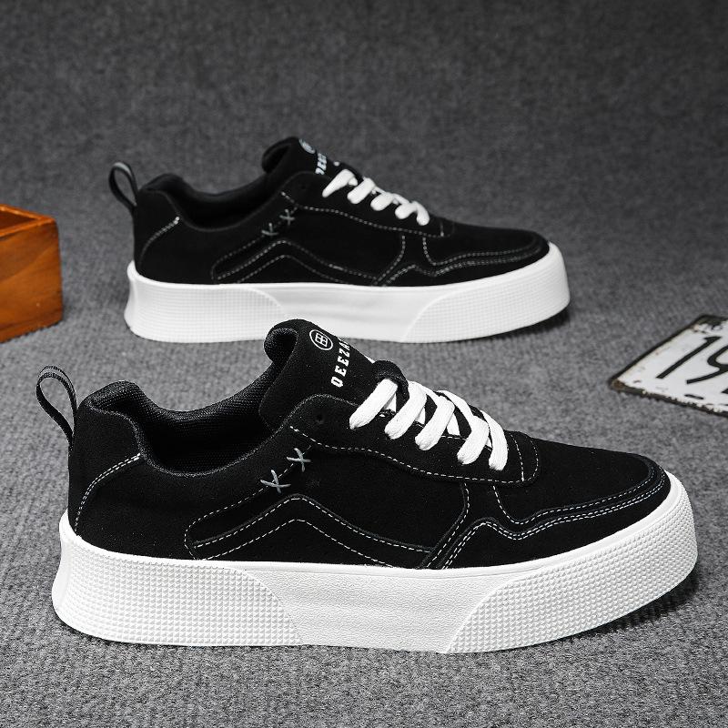 Men's shoes spring new fashion men's versatile casual sports platform non-slip wear-resistant heightening board shoes