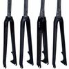 Full Carbon Fiber Bike Road Fork Bicycle Parts Hard Fork 700C Disc Brake Tapered / Straight Super light 400g +/_ 20g