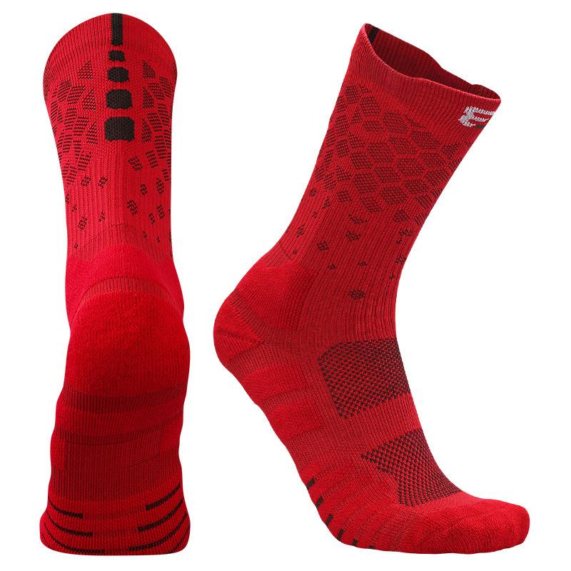 Men Thickened Elite Basketball Socks Cycling Young Cotton Towel Bottom Outdoor Sports Socks Men's Running Socks