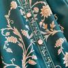 Abito Chemisier da Donna Vintage con Stampa Floreale, Vestibilità Slim, con Cintura, Moda Estiva, Maniche a Sbuffo, Monopetto, Elegante, Casual
