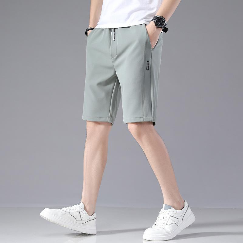 Pánské šortky Letní ležérní Pětipalcové šortky Volné Měkké Všestranné Pánské šortky Tenké Pánské kalhoty Na nošení Ledové hedvábí