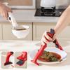 3-In-1 Anti Scalding Clip Tray Holder Bowl Holder Multifunctional Tray Holder Anti Slip Home Kitchen Silicone Anti Scalding Clip