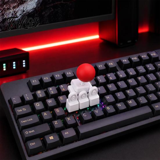 Retro Arcade Keyboard Mod 3D Printed Joystick Keycap, King of Fighters Themed Custom WASD Arrow Key Caps, Universal Fit for Most Personalized