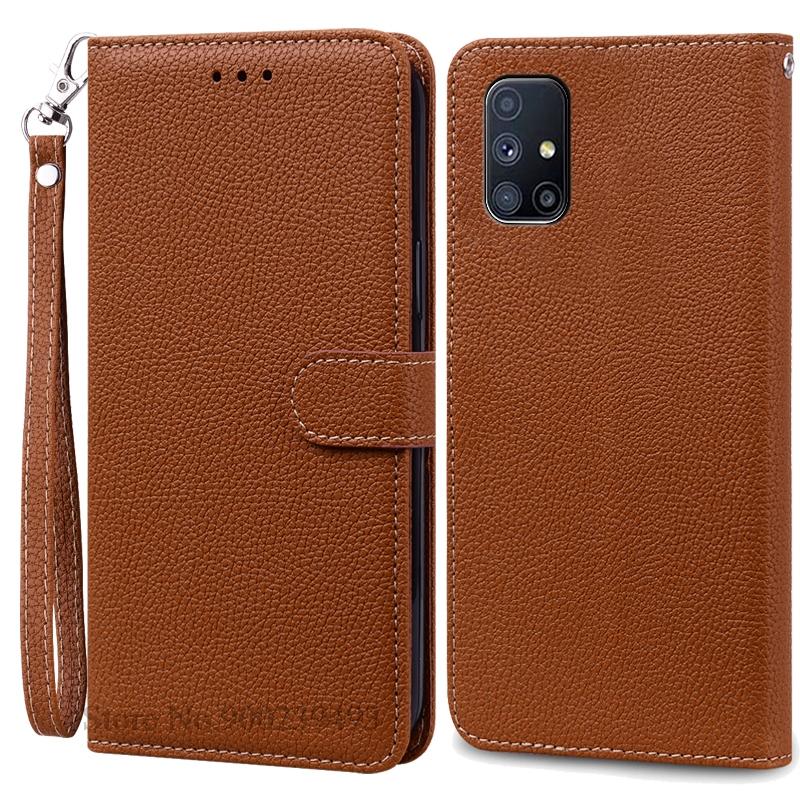For Samsung M51 Case Soft Silicone Wallet Leather Flip Case For Samsung Galaxy M51 Case M 51 Stand Book Cover Coque Fundas