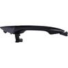 Black Rear Left Driver Side Exterior Door Handle for Elantra 2011-2016
