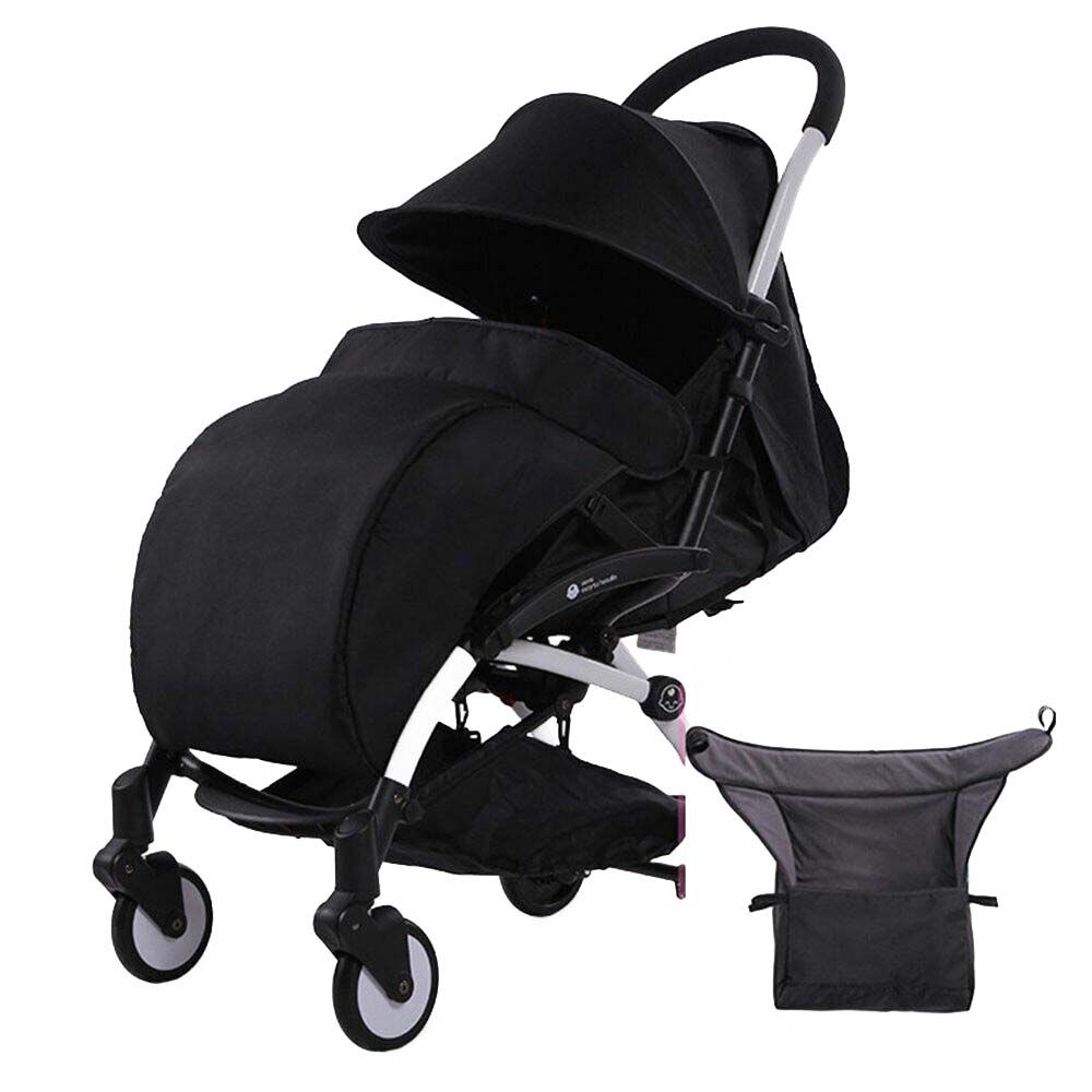 

Winter Stroller Accessories Infant Pushchair Leg Case Baby Stroller Leg Muff Buggy Pram Leg Cover чорний