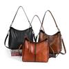 Johnature Retro Genuine Leather Women Bag Solid Color Versatile Soft Real Cowhide Shoulder & Crossbody Bags