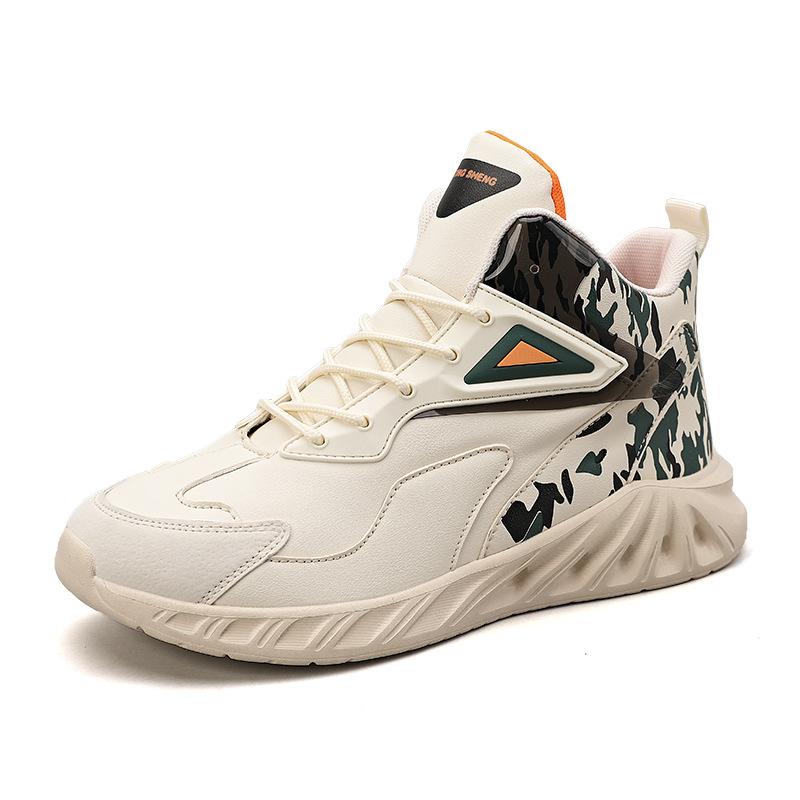 Modne Męskie Buty 2024 Zima Moda Outdoorowa Moda Buty Casual Styl Sportowy Plus Aksamitne Bawełniane Buty Osobowość Ulica Komfort