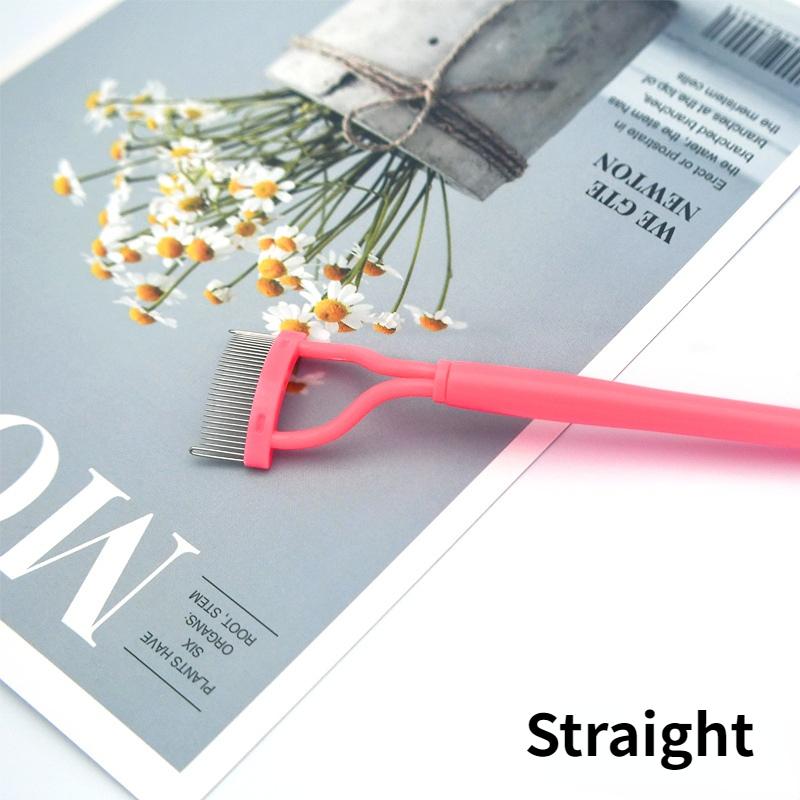 1 SZT. Zalotka do rzęs Uroda Makijaż Separator rzęs Składany Metalowy Grzebień do rzęs Szczoteczka do rzęs Tusz do rzęs Podkręcanie Uroda Makijaż Narzędzie Kosmetyczne