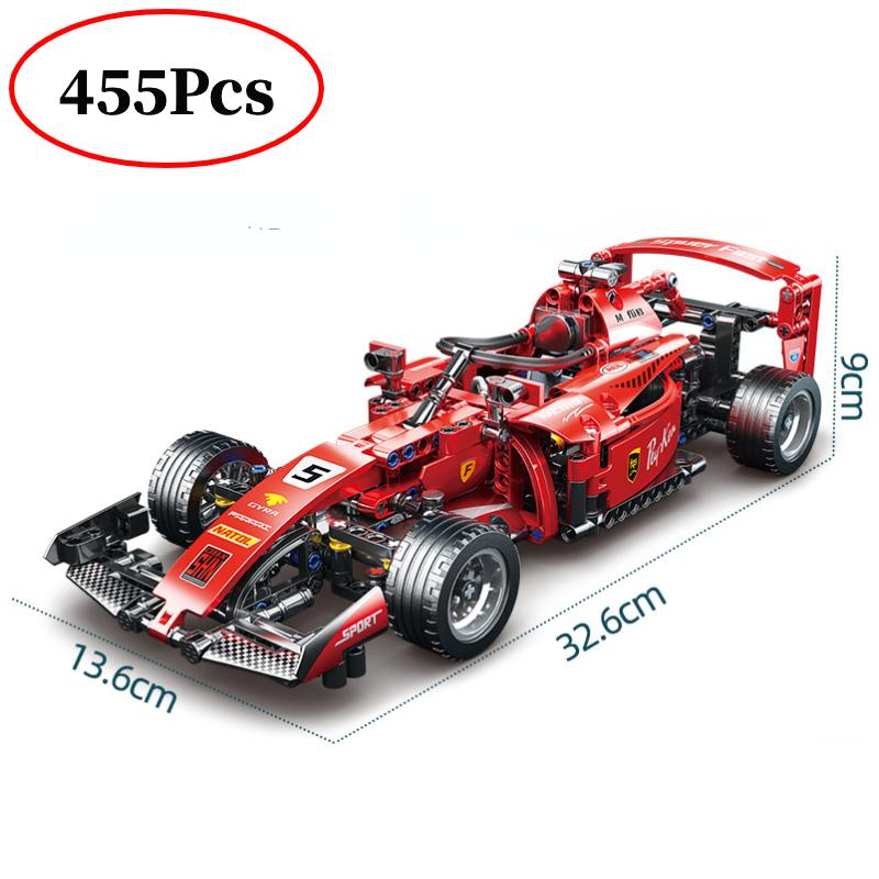 High-Quality 455Pcs High-Quality Building High-Quality Blocks High-Quality Racing High-Quality Red High-Quality Car High-Quality Formula