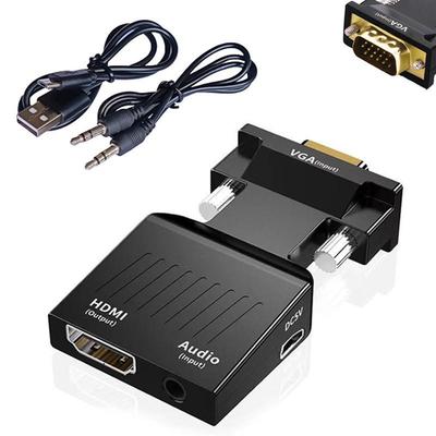 VGA To HDMI Adapter Converter Cable for Monitor/TV Display