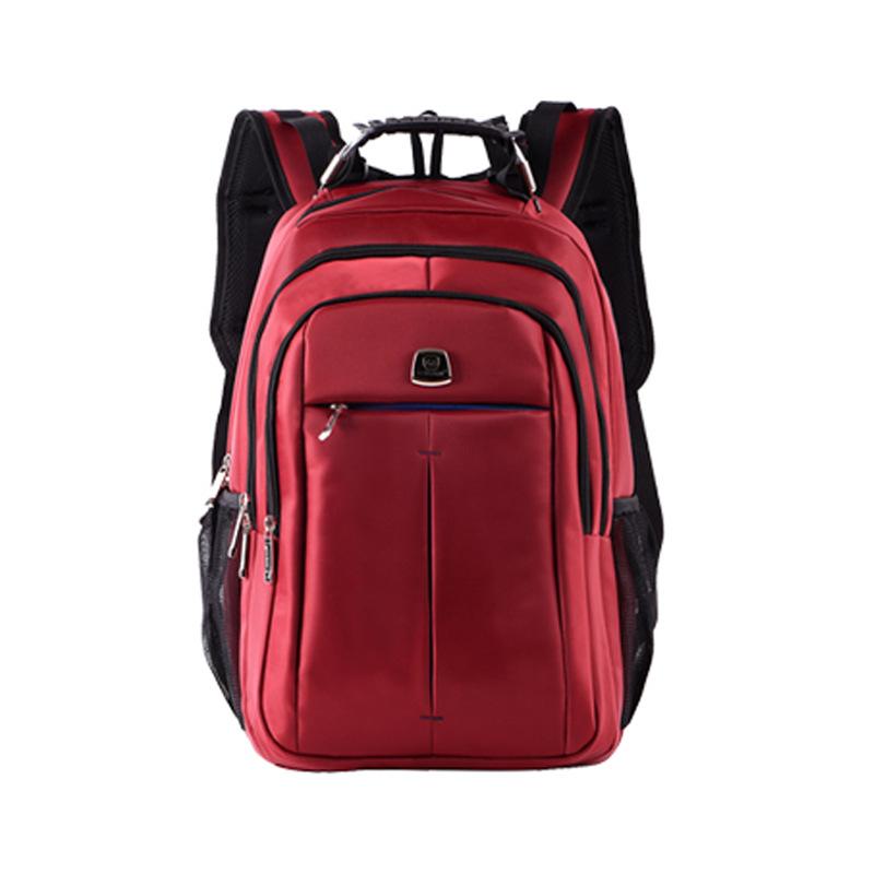 

Large capacity men s and women s backpacks, leisure travel bags, computer backpacks, high school junior high school students, schoolbags 35*18*49CM червоний