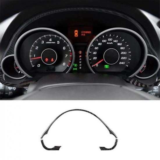4Pcs Carbon Fiber Interior Speedometer Cover Trim Sticker For Acura TL 2009-14