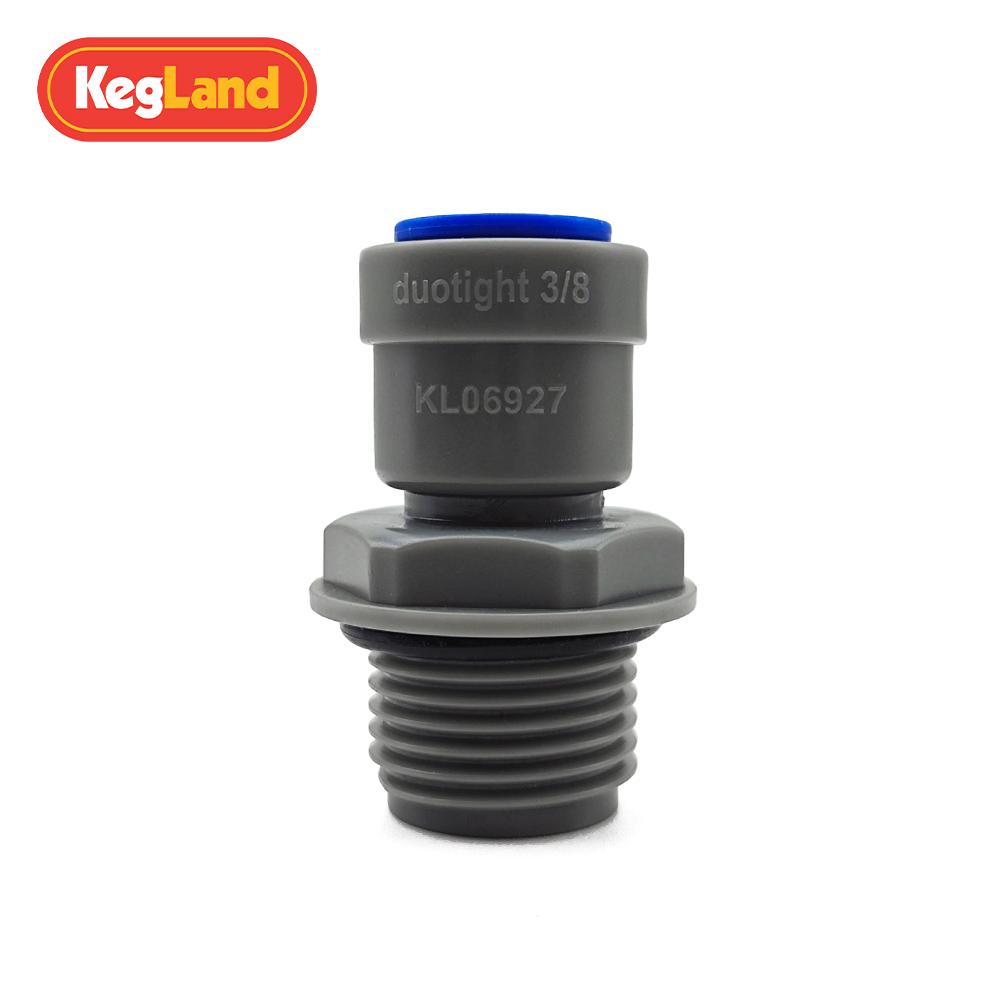 kegland Barware Plastic Valve Connector 9.5mm/8mm Female X 1/2 Male Thread Beer Brewing Homebrew