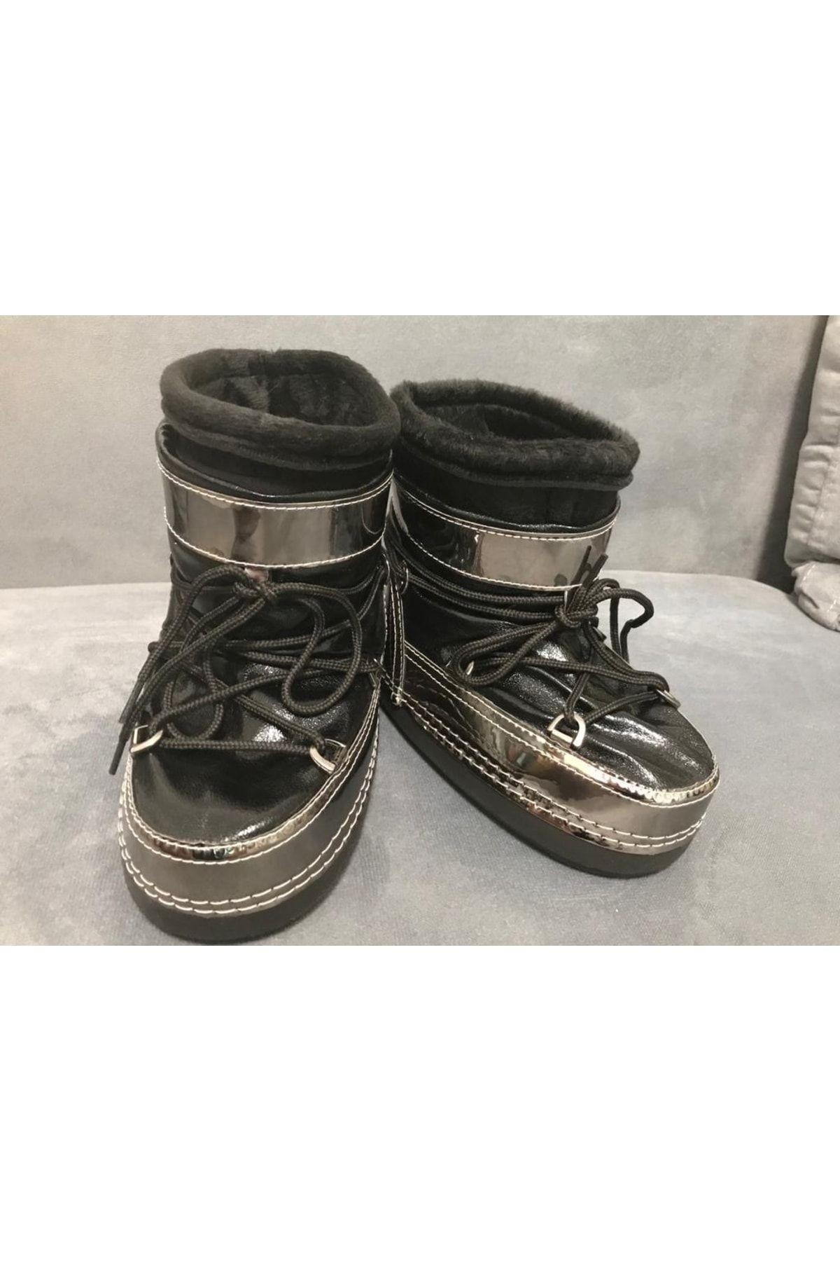 

Жіночі сучасні стильні модні черевики Чорні снігові черевики 36