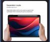 Lenovo Tablet M11 Split Screen 7-Color Luminous Bluetooth Keyboard & Leather Case with Mouse Set
