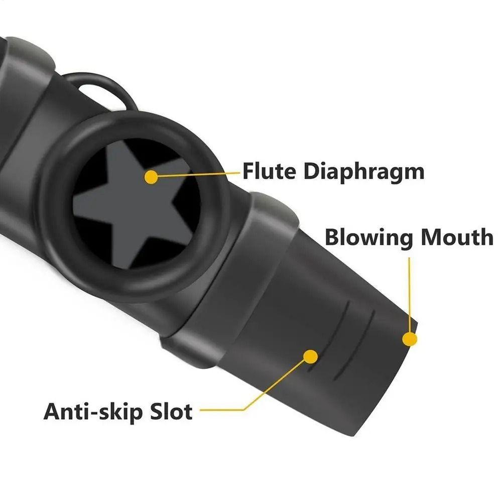 Wear-resistant Colored Flute Flute-shaped ABS Kazoo Instrument Kazoo Instrument Music Lover