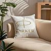 Pen Brand P-Parker Pillow Case Comfort Sofa Bed Silky Elegant Invisible Zipper Custom Decorative Cushion Cover