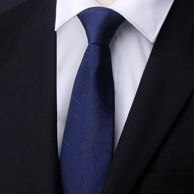 Men Kids Striped Pattern Tie With Zipper Closure For Formal Ceremonies