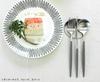 Cutipol GOA Silver Dinner 2 2 set in original presentation gift box Gray/Matte (2 knives, forks, spoons) 6-piece box, [ ]