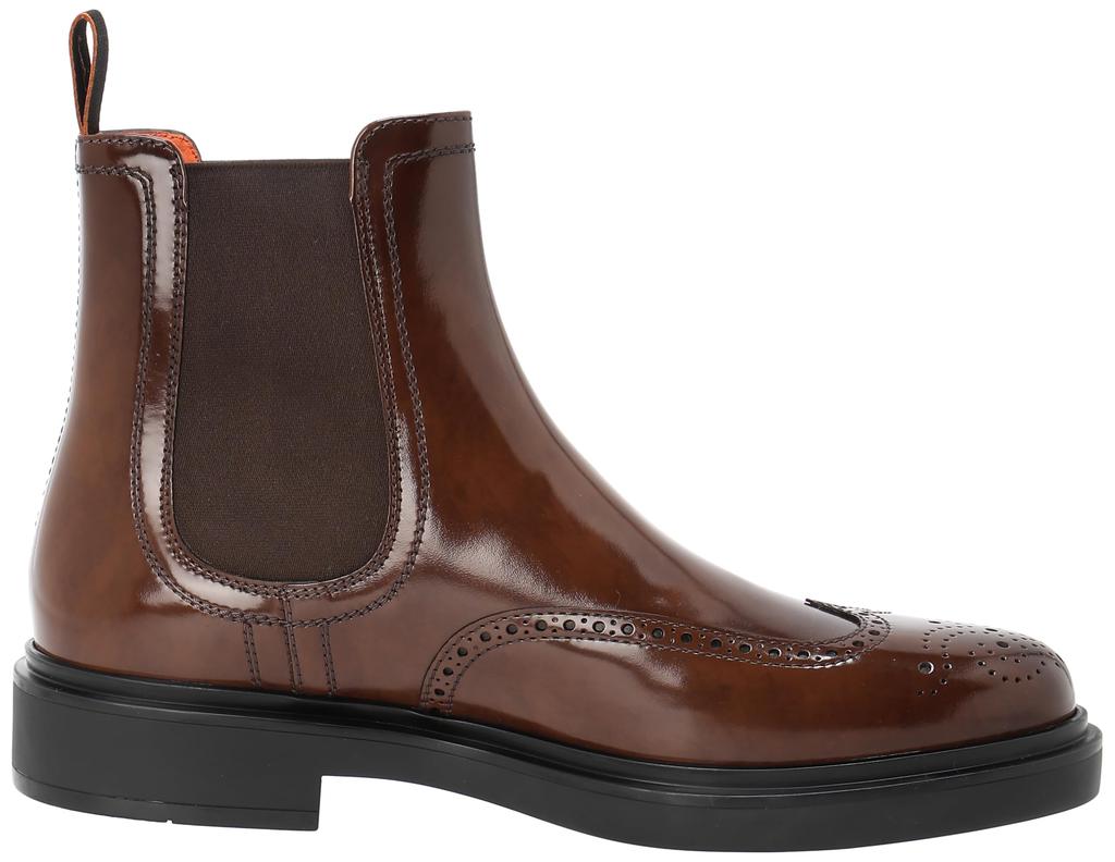 Santoni Men's Boots MGWB17855NERIP [Parallel Import]
