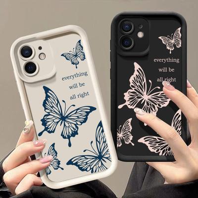 Butterfly Colorful Shell For Samsung S25 S24 S23 S22 Ultra S23 S21 S20 FE A14 A34 A15 A34 A35 A52 A53 A54 5G A55 Shockproof Silicone Soft Case Cover
