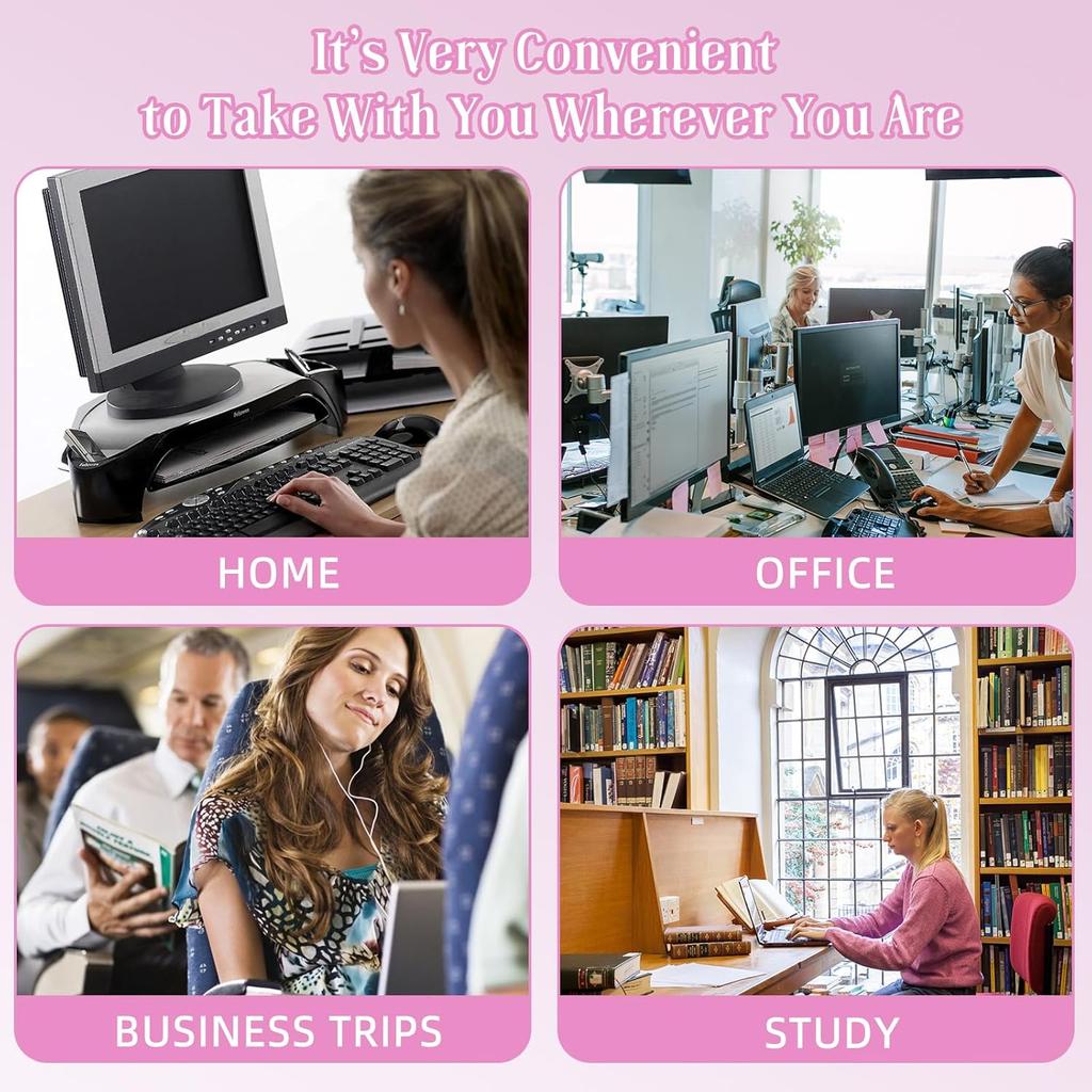 Cloud Keyboard Wrist Rest Mouse Pad Wrist Arm Support Set with Ergonomic Cute Memory Foam for Computer Office Laptop Gaming Cyan Purple Pink