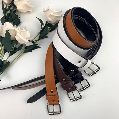 1pz Cintura in Pelle 100cm Cinture alla Moda Fibbia in Metallo Cinturino Pantaloni Cintura Decorativa Accessori Abbigliamento